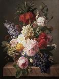 The Basket of Flowers, Detail from Julia's Tomb, 1804-Jan Frans van Dael-Giclee Print