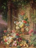 Still Life with Flowers and Fruit, 1827-Jan Frans van Dael-Giclee Print