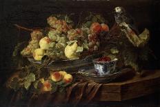 Still Life with Hare, Fruit and Parrot, 1647-Jan Fyt-Giclee Print