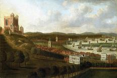 Panoramic View of the Queen's House and the Royal Greenwich Observatory-Jan Griffier-Giclee Print