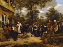 Pareja De Baile, 1663-Jan Havicksz. Steen-Giclee Print