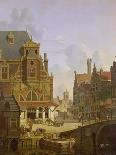 Townspeople Near the Nicolaikerk, Utrecht-Jan Hendrik Verheyen-Giclee Print