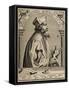 Jan Hus (1369-1415). Engraving-null-Framed Stretched Canvas