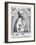 Jan Hus, from 'Weltgeschichte' by Professor Dr J von Pfluck-Harttung-Theodore de Bry-Framed Giclee Print