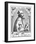 Jan Hus, from 'Weltgeschichte' by Professor Dr J von Pfluck-Harttung-Theodore de Bry-Framed Giclee Print