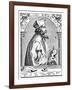 Jan Hus, from 'Weltgeschichte' by Professor Dr J von Pfluck-Harttung-Theodore de Bry-Framed Giclee Print