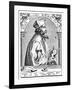 Jan Hus, from 'Weltgeschichte' by Professor Dr J von Pfluck-Harttung-Theodore de Bry-Framed Giclee Print