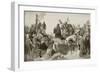 Jan Hus Praying in Front of the Stake Where He Will Be Burned-null-Framed Giclee Print