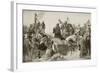 Jan Hus Praying in Front of the Stake Where He Will Be Burned-null-Framed Giclee Print