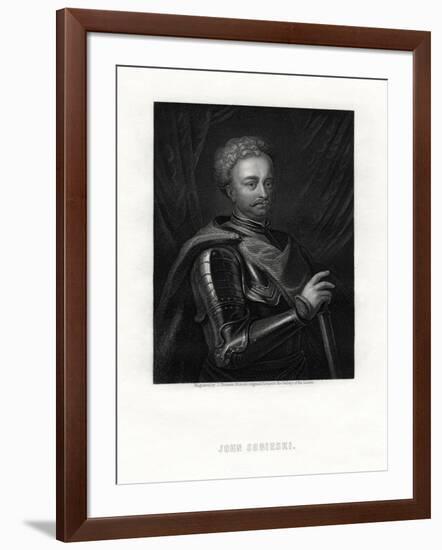 Jan III Sobieski, Monarch of the Polish-Lithuanian Commonwealth, 19th Century-J Thomson-Framed Giclee Print