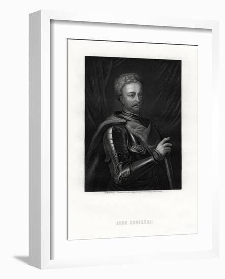 Jan III Sobieski, Monarch of the Polish-Lithuanian Commonwealth, 19th Century-J Thomson-Framed Giclee Print