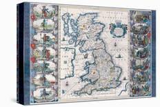 Antique Map, Britannia, Ca. 1646-Jan Jansson-Mounted Art Print