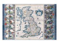 Antique Map, Britannia, Ca. 1646-Jan Jansson-Art Print