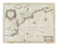 Novum Anglia, Novum Belgium et Virginia, 1642-Jan Jansson-Premium Giclee Print