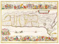 Antique Map, Britannia, Ca. 1646-Jan Jansson-Stretched Canvas