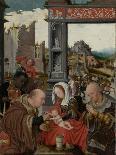 Triptych with Lamentation-Jan Jansz Mostaert-Art Print