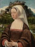 Portrait of an Unknown Woman-Jan Jansz Mostaert-Framed Art Print