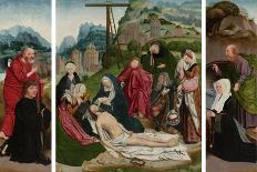 Triptych with Lamentation-Jan Jansz Mostaert-Art Print