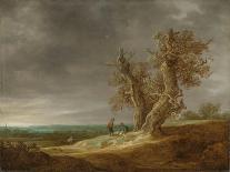 Landscape with Two Oaks, 1641-Jan Josephsz van Goyen-Stretched Canvas