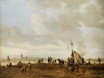 View of Haarlem and the Haarlemmer Meer, 1646-Jan Josephsz van Goyen-Stretched Canvas