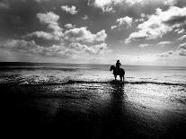 Horseback Riding in the Tide-Jan Lakey-Photographic Print