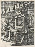 Working on a Dutch Flat Bed Press-Jan Luiken-Art Print