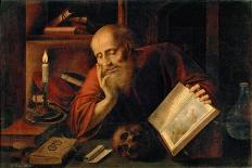 Saint Jerome, 1530-1540-Jan Massys-Framed Giclee Print