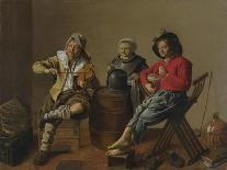 Two Boys and a Girl Making Music, 1629-Jan Miense Molenaer-Giclee Print