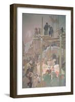 Jan Milic of Kromeriz (D.1374), from the 'Slav Epic', 1916-Alphonse Mucha-Framed Giclee Print