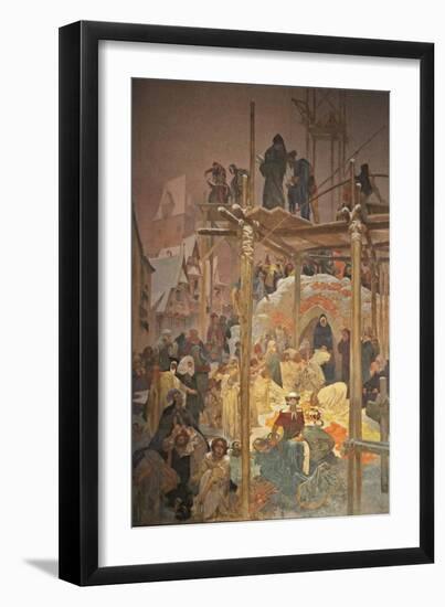 Jan Milic Z Kromerize (The Cycle the Slav Epi)-Alphonse Mucha-Framed Giclee Print