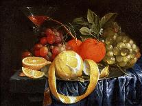 Still Life of Grapes, Oranges and a Peeled Lemon-Jan Pauwel Gillemans I-Laminated Giclee Print