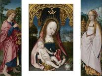 Triptych with Virgin and Child-Jan Provoost & Jan Provoost-Stretched Canvas
