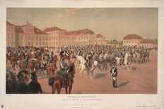 Grand Duke Constantine Pavlovich of Russia at Cavalry Review on the Saxon Square in Warsaw, 1824-Jan Rosen-Framed Stretched Canvas