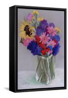 Jan's Flowers, 2010-Joan Thewsey-Framed Stretched Canvas