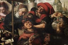 The calling of Saint Matthew-Jan Sanders van Hemessen-Giclee Print