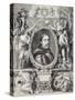 Jan Sobieski III (1624-96) King of Poland, 1683 (Engraving)-Johannes de Ram-Stretched Canvas