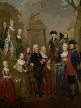 Portrait of Theodorus Bisdom Van Vliet and His Family, Jan Stolker.-Jan Stolker-Laminated Art Print