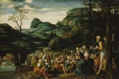 The Sermon of John the Baptist-Jan Swart van Groningen-Stretched Canvas