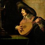 Lute Player-Jan Van Bijlert-Art Print