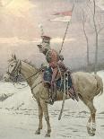 Napoleon Bonaparte on Horseback-Jan Van Chelminski-Giclee Print