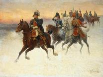 Napoleon Retreating from Moscow-Jan Van Chelminski-Giclee Print