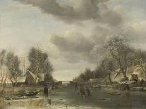 Winter Scene-Jan Van De Cappelle-Framed Art Print