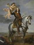 Equestrian Portrait of Archduke Leopold Wilhelm of Austria (1614-166), First Half of 17th C-Jan van den Hoecke-Framed Giclee Print