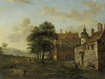 Amsterdam City View with Houses on the Herengracht and the old Haarlemmersluis, c.1670-Jan Van Der Heyden-Framed Giclee Print