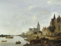 View of Boterbrug with the Tower of the Stadhuis, Delft, C.1653-59-Jan Van Der Heyden-Framed Giclee Print