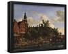 Jan van der Heyden (Oude-Zijds-Voorburgwal in Amsterdam) Art Poster Print-null-Framed Poster