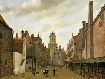 View of Boterbrug with the Tower of the Stadhuis, Delft, C.1653-59-Jan Van Der Heyden-Giclee Print