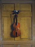 Violin and Bow Hanging on a Door-Jan van der Vaardt-Laminated Giclee Print