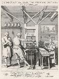 Dutch Printing House, Typesetting and Printing-Jan Van Der Velde-Framed Stretched Canvas