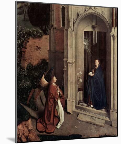 Jan van Eyck (Annunciation) Art Poster Print-null-Mounted Poster